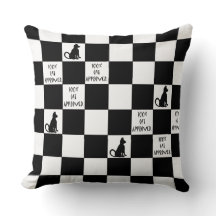 Het Hoofdkussen Zwarte Witte CricketDiane van de