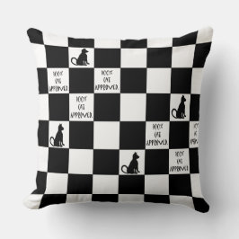 Het Hoofdkussen Zwarte Witte CricketDiane van de Kussen