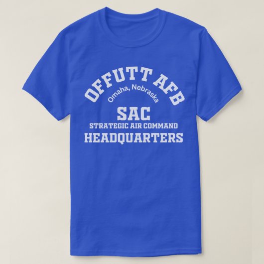 Het hoofdkwartier van SAC Strategic Air Command in T-shirt (Design voorkant)