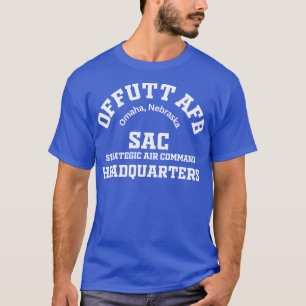 Het hoofdkwartier van SAC Strategic Air Command in T-shirt