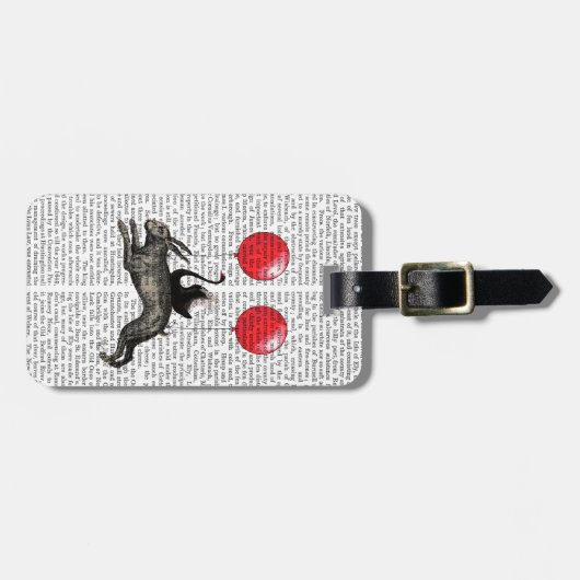 Het hoofdschip bagagelabel (Voorkant horizontaal)