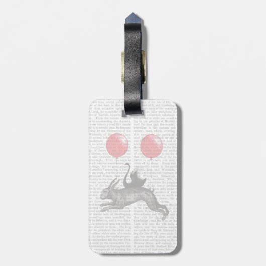 Het hoofdschip bagagelabel (Achterkant verticaal)