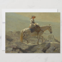 Het hoofdstel pad, witte bergen (Winslow Homer)