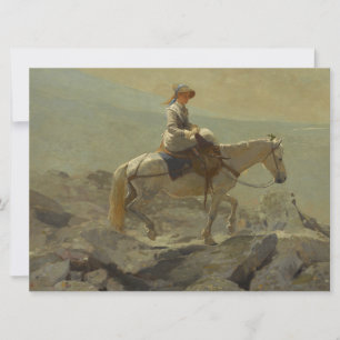 Het hoofdstel pad, witte bergen (Winslow Homer) Kaart