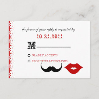 HET HOOFDSTUK - APPEL RED RSVP KAARTJE