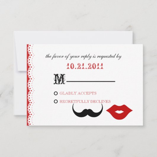 HET HOOFDSTUK - APPEL RED RSVP KAARTJE (Voorkant)