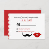 HET HOOFDSTUK - APPEL RED RSVP KAARTJE (Voorkant / Achterkant)