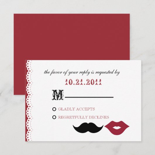 HET HOOFDSTUK - BARCELONA RSVP KAARTJE (Voorkant / Achterkant)