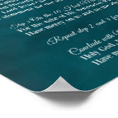 Het HOOFDSTUK van de DIVINE MERCY Prayer Poster (Hoek)