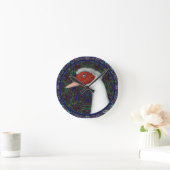 Het HoofdWit van de Eend van Muscovy Ronde Klok (Huis)