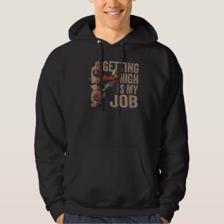 Het Hoog van het Houtwerk is Mijn Band van de Baan Hoodie