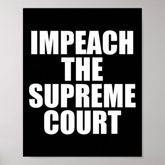 Het Hooggerechtshof Politieke Progressieve Poster (Voorkant)