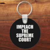 Het Hooggerechtshof Politieke Progressieve Sleutelhanger (Voorkant)