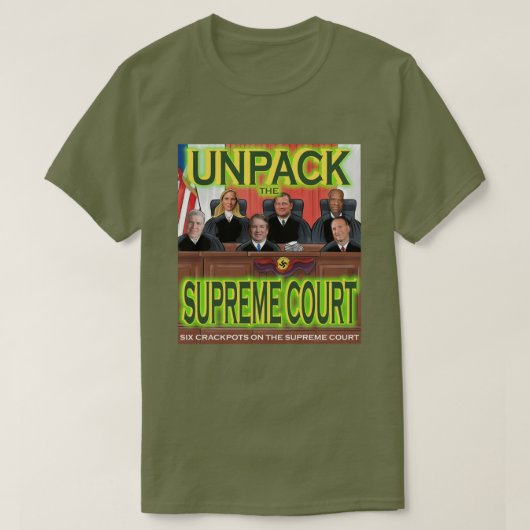 Het Hooggerechtshof uitpakken T-shirt (Design voorkant)