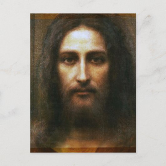HET HOOGGEZICHT VAN JESUS BRIEFKAART (Voorkant)