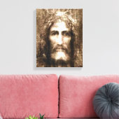 HET HOOGGEZICHT VAN JESUS CANVAS AFDRUK (Insitu (Woonkamer))