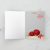 Het Hoogland Terrier van het westen met de Feestdagen Kaart (Binnen)