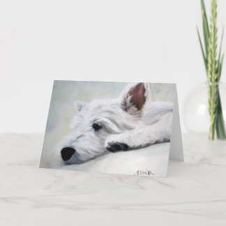 Het Hoogland Terrier van het Westen van Westie Kaart