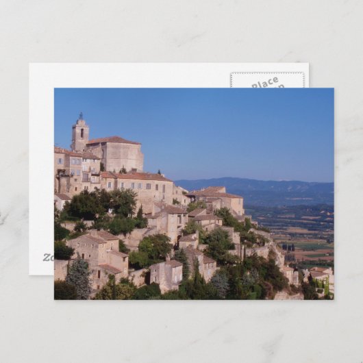 Het hoogste dorp van Gordes Briefkaart (Voorkant / Achterkant)