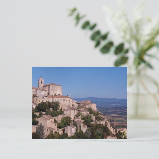 Het hoogste dorp van Gordes Briefkaart (Staand voorkant)