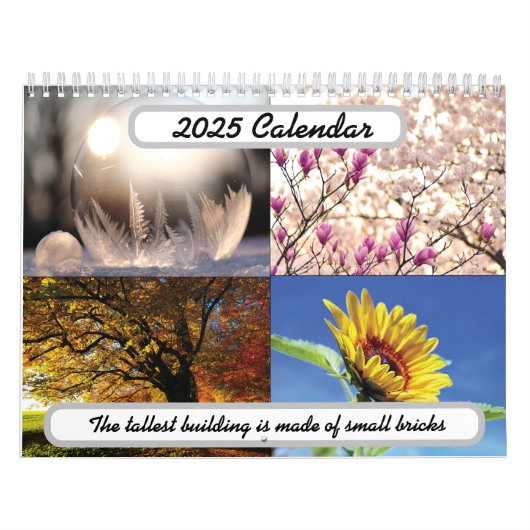 Het hoogste gebouw is gemaakt van kleine bakstenen kalender (Hoes)