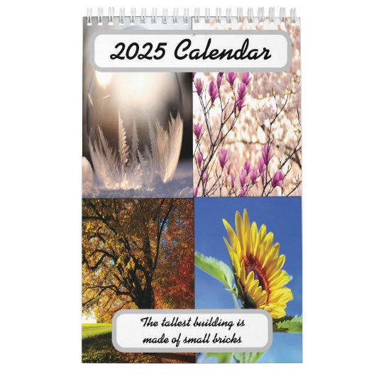 Het hoogste gebouw is gemaakt van kleine bakstenen kalender (Hoes)