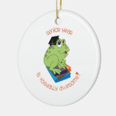 Het hoogste jaar is Geweldige! Keramisch Ornament (Links)