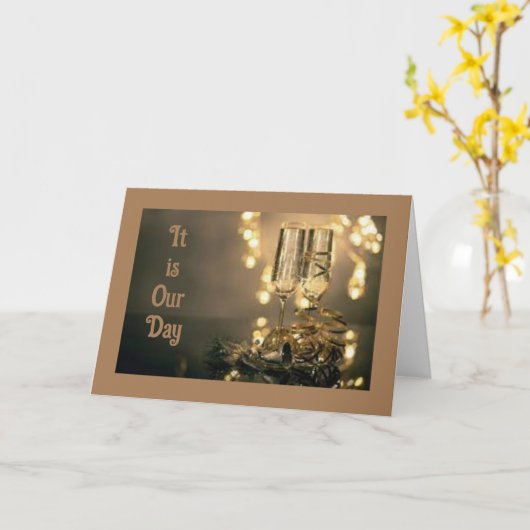 HET "HOOGSTE" JUBILEUM (VOOR ONS) KAART (Gele Bloem)