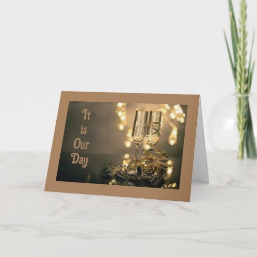 HET "HOOGSTE" JUBILEUM (VOOR ONS) KAART (Voorkant)