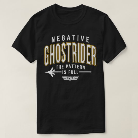 Het hoogste Negatieve Patroon van de Ghostrider va T-shirt (Design voorkant)