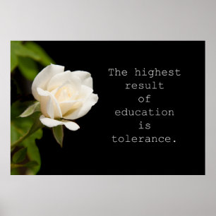 Het hoogste resultaat van onderwijs poster