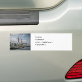 Het hoogste schip in Halifax Bumpersticker (Op auto)