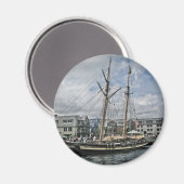 Het hoogste schip in Halifax Magneet (Voorkant / Achterkant)