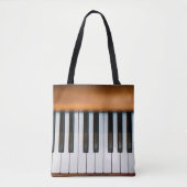 Het hoogste uitzicht van  sleutelpiano. abstract,  tote bag (Voorkant)
