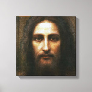 HET HOOGTE VAN HET DEVOTIONELE POSTER VAN JESUS CANVAS AFDRUK