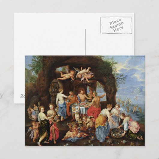 Het hoogtepunt van de Goden Briefkaart (Voorkant / Achterkant)