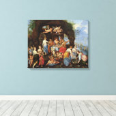 Het hoogtepunt van de Goden Canvas Afdruk (Insitu (Houten vloer))