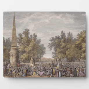 Het hoogtepunt van Virgil in Mantua, 24 Vendemiair Fotoplaat