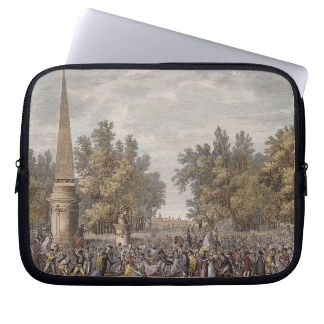 Het hoogtepunt van Virgil in Mantua, 24 Vendemiair Laptop Sleeve (Voorkant)