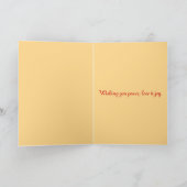 Het hoogtepunt van wapens van Vreugde - het Feestdagen Kaart (Binnen)