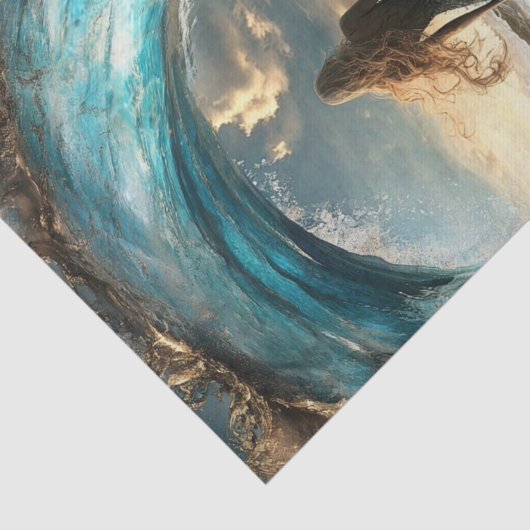 Het hoogwater17 tissuepapier (Detail)