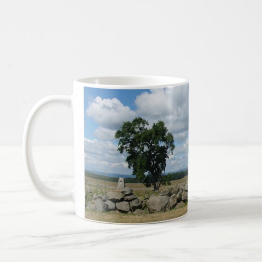 Het hoogwatermerk Gettysburg Koffiemok (Links)