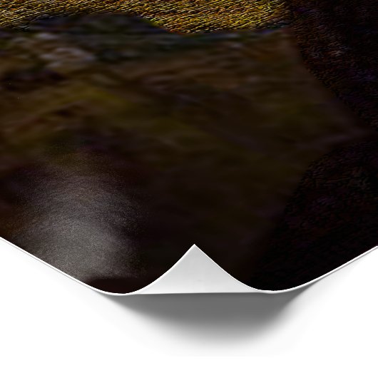 HET HOOGZIEK VAN JESUS SACRED ICON POSTER (Hoek)