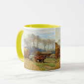 Het hooi binnenhalen William Kay Blacklock Farm Mok (Voorkant links)