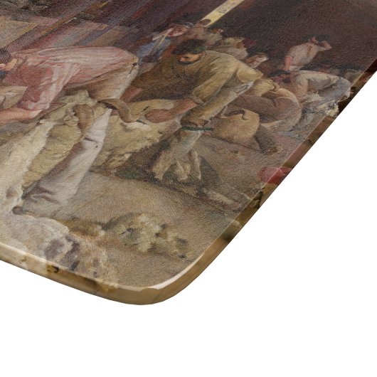 Het horen van de Rams (Australische kunst) (Tom Ro Snijplank (Hoek)