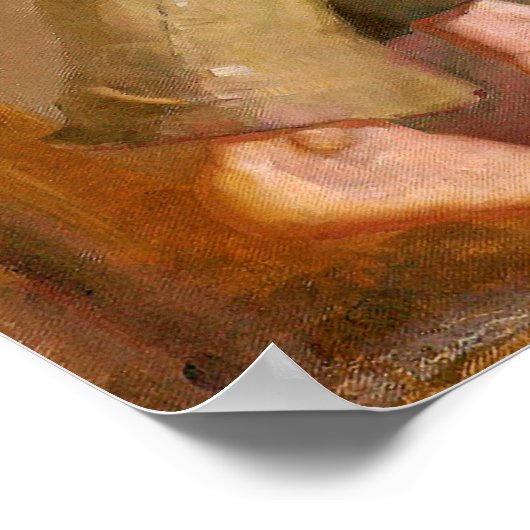 Het horen van de zwervers van Tom Roberts (1890) Poster (Hoek)