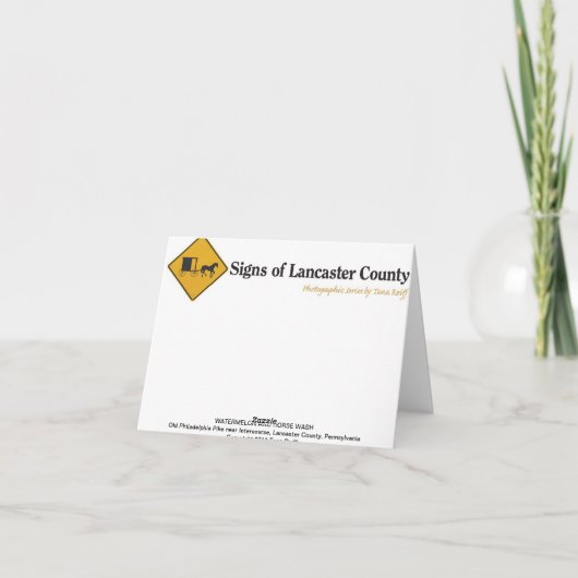 (Het horizontale) Teken van de Was van de Kaart (Achterkant)