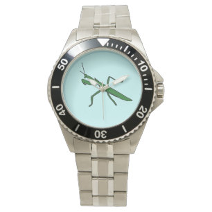 Het horloge van bidsprinkhanen