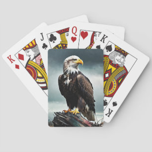 Het horloge van de adelaar pokerkaarten