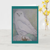 Het Horloge van de winter Kaart (Gele Bloem)